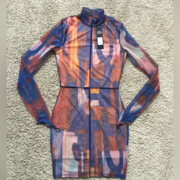 🔥🔥HOST PIC🔥🔥Hadley Mesh Mini Dress - Picture 15 of 16